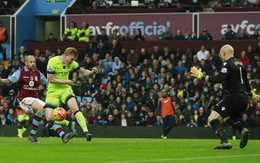 M.C hòa thất vọng trước đội cuối bảng Aston Villa