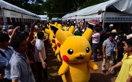 Xem clip Pikachu biểu diễn tại Lễ hội Nhật Bản