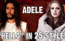 Xem clip trình diễn ca khúc "Hello" của Adele với 25 phong cách