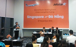 Jetstar mở đường bay thẳng Singapore - Đà Nẵng từ 27-11