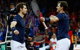 Điểm tin sáng 29-11: Anh em nhà Murray giúp Anh dẫn Bỉ 2-1 ở Davis Cup