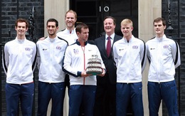 ​Thủ tướng Cameron gặp đội tuyển Davis Cup Anh