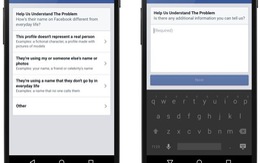 Facebook thử nghiệm cách phản ánh, xác thực tên mới