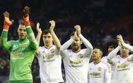 Rooney và De Gea giải cứu thầy Van Gaal