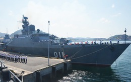 Tàu hộ vệ tên lửa Đinh Tiên Hoàng dự lễ duyệt binh quốc tế