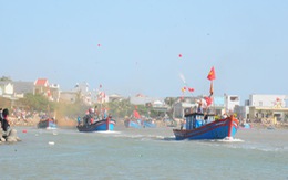 Đầu năm hàng trăm thuyền cá Quảng Ngãi tiến ra biển Đông