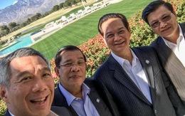 ​Thủ tướng Singapore “selfie” cùng Thủ tướng Nguyễn Tấn Dũng