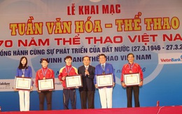 ​Trao thưởng cho VĐV, HLV thể thao tiêu biểu năm 2015