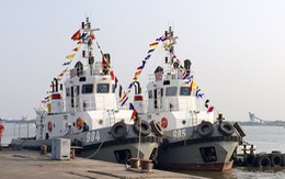 Bàn giao 2 tàu kéo TK600 cho quân chủng Hải quân