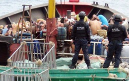 Đài Loan bắt tàu cá của Trung Quốc hoạt động trái phép