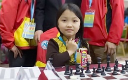 Nhà vô địch cờ vua U-8 thế giới Cẩm Hiền có tài trợ