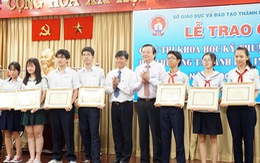 270 học sinh TP.HCM đoạt giải nghiên cứu khoa học kỹ thuật
