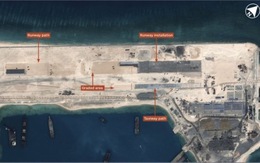 Phản đối Trung Quốc đưa máy bay quân sự xuống đá Chữ Thập