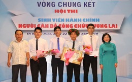 Nguyễn Văn Phúc đạt "Đỉnh cao sinh viên học viện Hành chính"