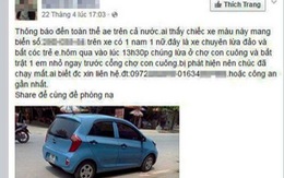 Triệu tập người tung tin bắt cóc “hụt” trẻ em trên Facebook