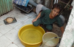 ​Nhiều hộ dân Sài Gòn bị cúp nước từ tối đến trưa