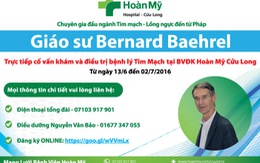 GS Bernard Baehrel cố vấn khám và điều trị tại BVĐK Hoàn Mỹ Cửu Long