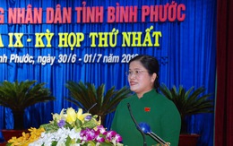Bà Trần Tuệ Hiền được bầu làm chủ tịch HĐND tỉnh Bình Phước