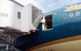 Va vào ống lồng, Boeing 787 của Vietnam Airlines hư cửa