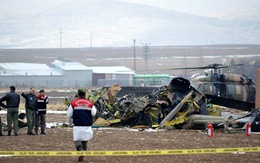 Rơi trực thăng chở tướng, tá quân đội Thổ Nhĩ Kỳ, 7 người chết