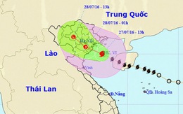 Bão số 1 áp sát bờ biển Thái Bình - Ninh Bình