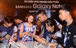 ​Rầm rộ các buổi Offline, ra mắt Galaxy Note7 khắp cả nước