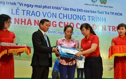 Xúc động lễ trao vốn tiếp sức 60 hộ nghèo Bình Định