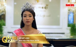 Xem clip Đỗ Mỹ Linh "muốn thành hoa hậu hoàn thiện nhất"