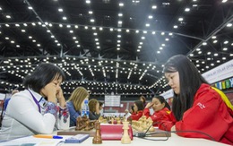 Tuyển cờ vua nữ VN lần đầu xếp hạng 7 tại Olympiad
