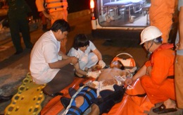 Cứu thuyền viên bị tai nạn gãy xương đùi trên biển