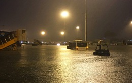 "Chỉ 1/10 bãi đậu sân bay Tân Sơn Nhất bị ngập"