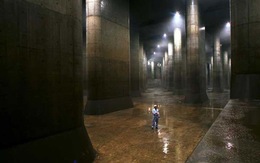 Tokyo đẩy nước xuống “Điện Pantheon dưới đất”, hồ lượn dưới sông