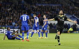 Chelsea nghẹt thở loại 10 người Leicester ở Cúp liên đoàn