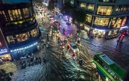 Dân facebook tung nhiều ảnh độc về mưa ngập Sài Gòn