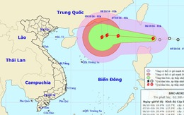 Áp thấp nhiệt đới gần biển Đông mạnh lên thành bão