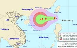 Bão Aere vào Biển Đông, gió giật cấp 10