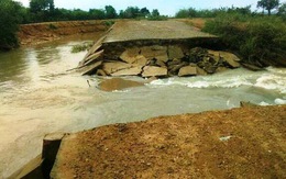 Nước lũ vỡ kênh thủy lợi, cả ngàn nhà dân bị ngập