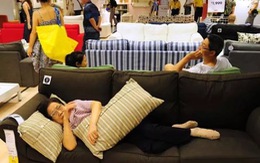 Ikea hết kiên nhẫn với khách hàng Trung Quốc vào ngủ khò