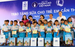 Trao tặng 87.000 ly sữa cho trẻ em Cần Thơ