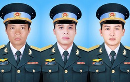 Truy thăng quân hàm cho 3 phi công tử nạn