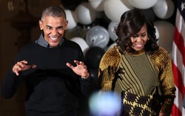 Tổng thống Obama và phu nhân làm 'thây ma' ngày Halloween