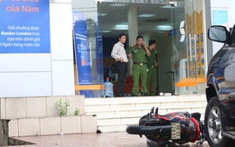 Ném lựu đạn cay vào ngân hàng: Nghi phạm có biểu hiện tâm thần