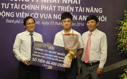 ​Công ty Nhất Nhất tài trợ gần 1,5 tỷ đồng cho kỳ thủ Nguyễn Anh Khôi
