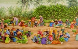 Triển lãm tranh từ thiện Tủ sách cho trẻ em Tà Nung