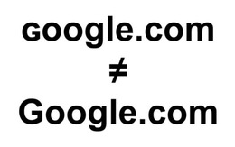 ​Lưu ý: ɢoogle.com không phải là Google.com