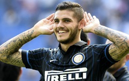 ​Icardi lập cú đúp, Inter thắng dễ 10 người Fiorentina