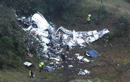 Máy bay rơi ở Colombia làm 71 người chết do... hết xăng