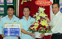 Thưởng nóng vụ bắt thiếu tá Campuchia vận chuyển 18kg vàng