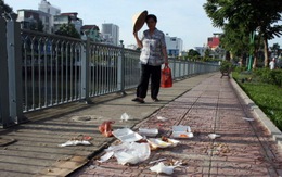 Vứt rác trên vỉa hè bị phạt từ 3-5 triệu