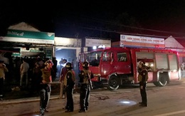 ​Cháy tiệm sửa xe gần cây xăng, hơn 100 hộ dân mất điện